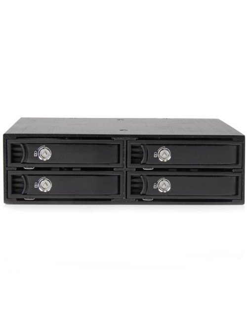 Rack movil startech 5.25 pulgadas 4x 2.5 pulgadas