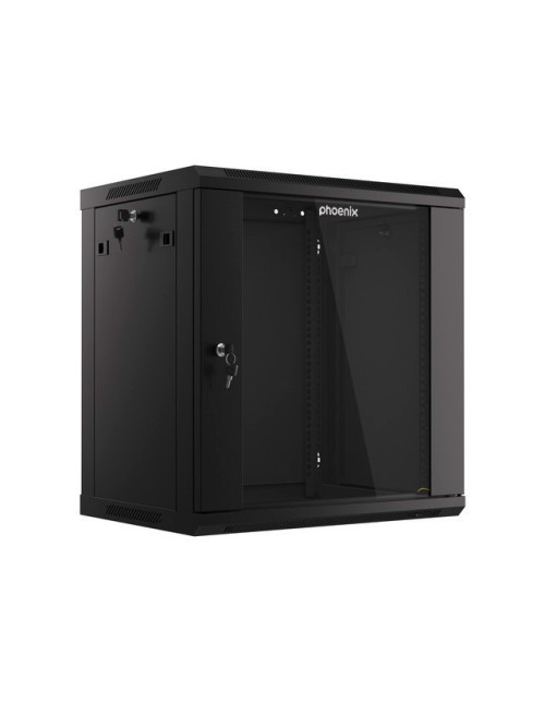 Armario rack phoenix 12u 600x450x640 auto - ensamblado