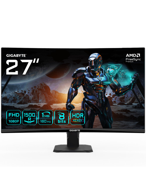 Monitor curvo gaming gigabyte gs27fc 27 pulgadas