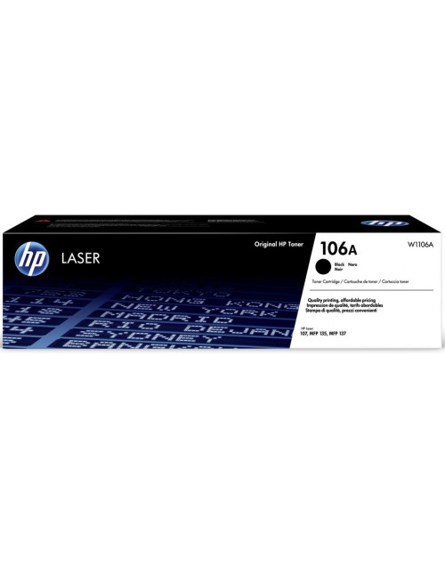 Toner hp 106a w1106a negro 1000