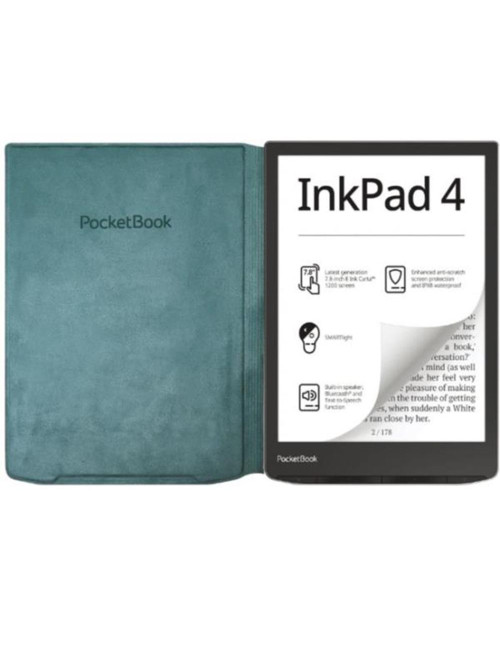 Pocketbook funda 743 flip cover verde
