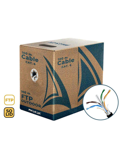 Bobina cable red exterior cca sólido