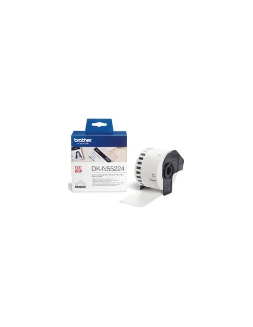 Etiquetas cinta continua brother dkn55224 papel