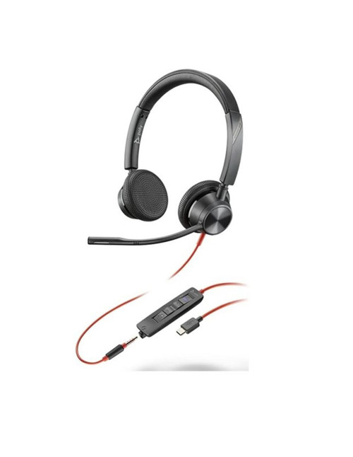 Auriculares poly estéreo blackwire 3325 con