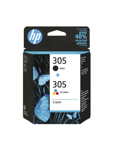 Pack 2 cartucho tinta hp 305