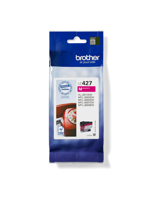 Cartucho tinta brother lc427m magenta 1500