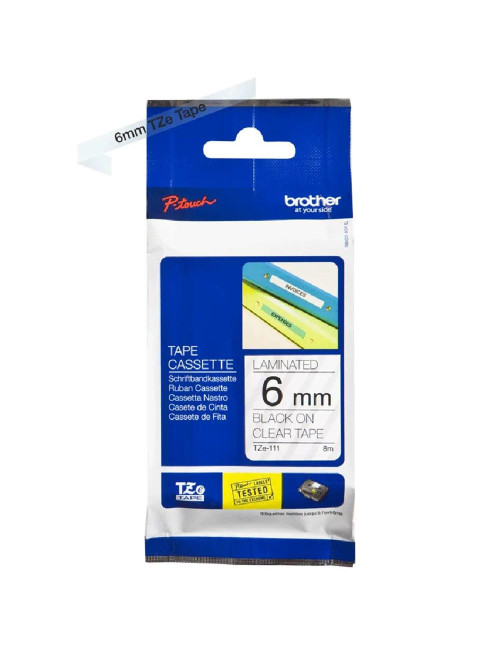 Cinta laminada brother tze111 8mm x