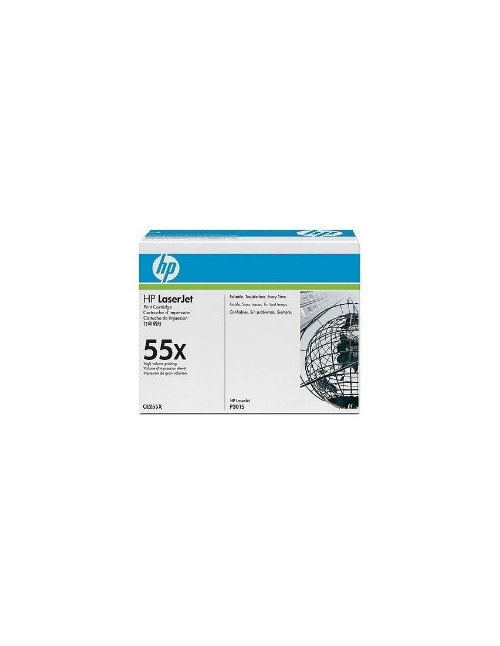 Toner hp 55x ce255x negro 12500