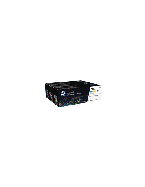 Pack toner cf370am 305a cian - magenta - amarillo