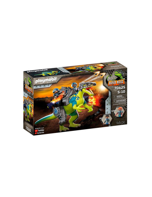 Playmobil spinosaurus: doble poder defensa