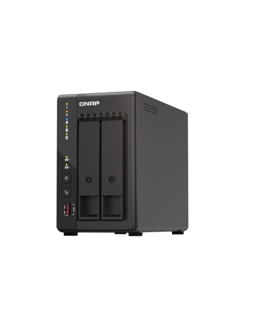 Servidor nas qnap ts - 253e - 8g 8gb gigabit
