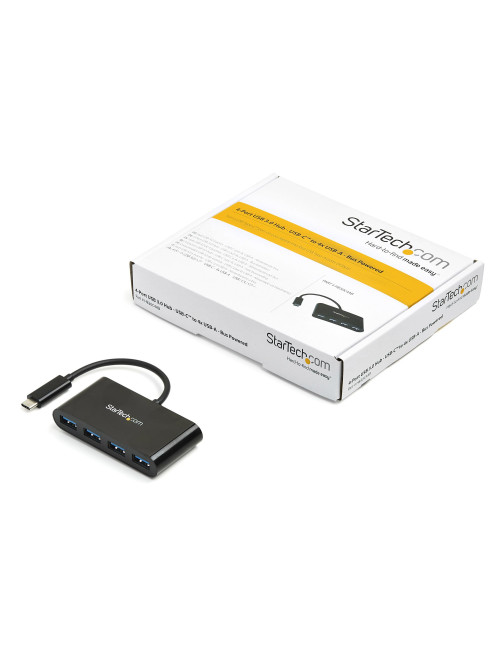 Hub startech hb30c4ab usb tipo c
