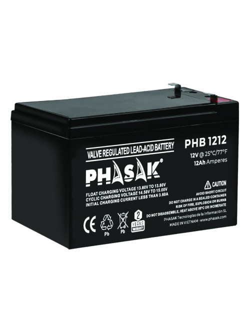 Bateria phasak phb 1212 compatible sais
