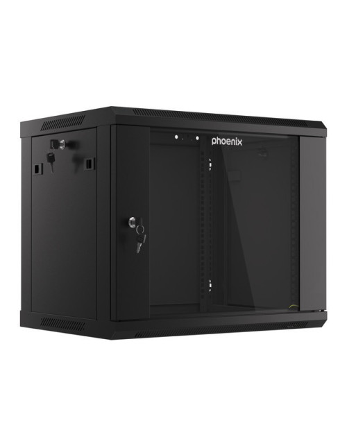 Armario rack phoenix 9u 600x450x501 auto - ensamblado