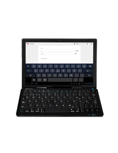Mini teclado bluetooth con soporte para