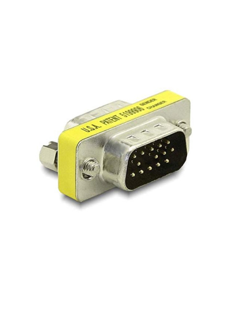 Adaptador macho a macho cables vga