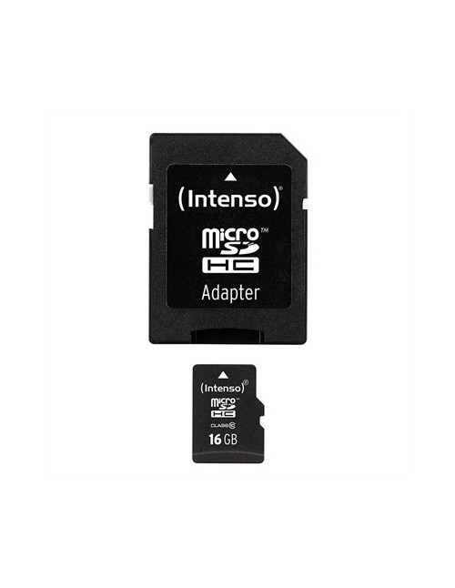 Tarjeta memoria microsd intenso 16gb cl10