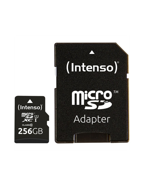 Tarjeta memoria micro sd intenso 256gb