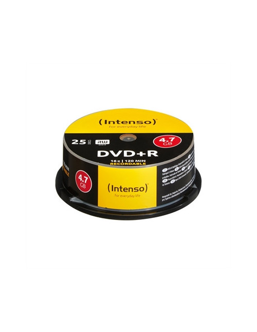 Tarrina dvd+r virgenes intenso 4.7gb 16x