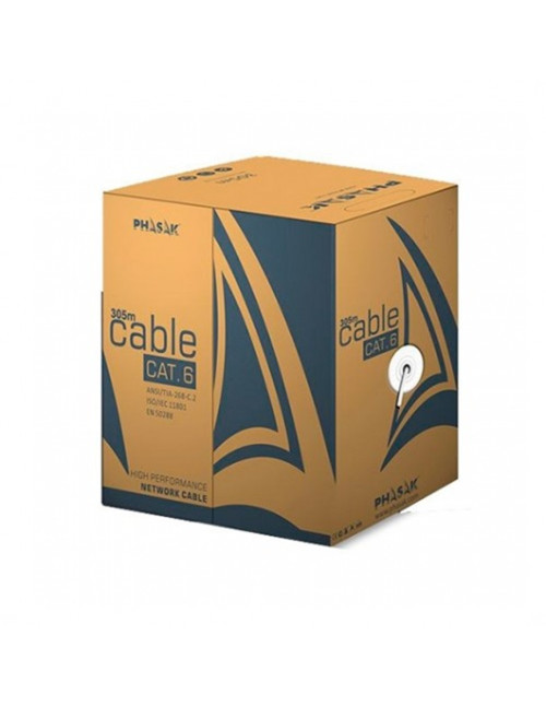 Bobina cable red solido phasak utp