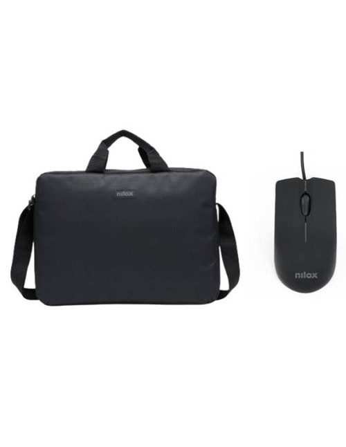 Maletin nilox portatil 15.6 pulgadas negro +