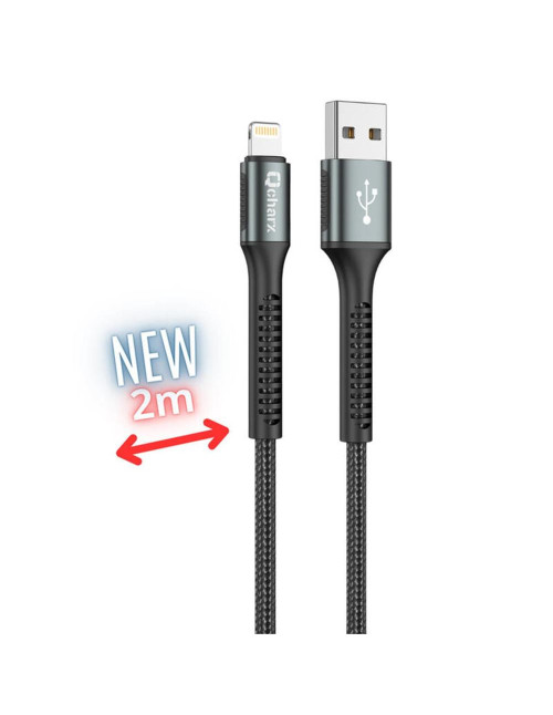 Cable qcharx prague lightning usb tipo