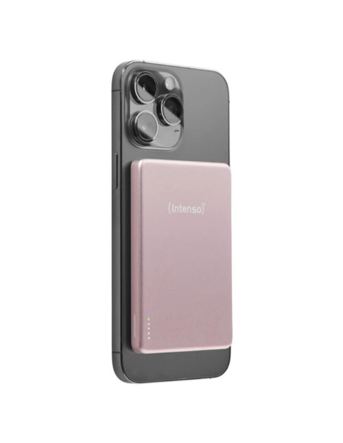 Powerbank intenso mw10000 magsafe rosado magnetico