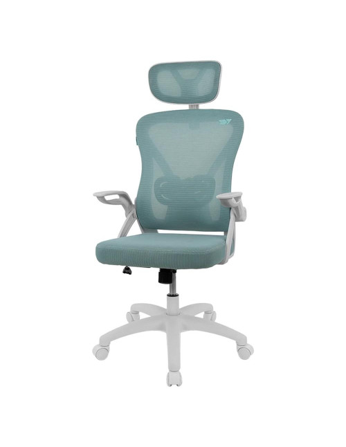 Silla gaming drift drair35 blanca turquesa