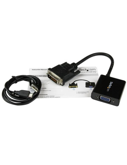 Adaptador dvi - d a vga startech macho - hembra