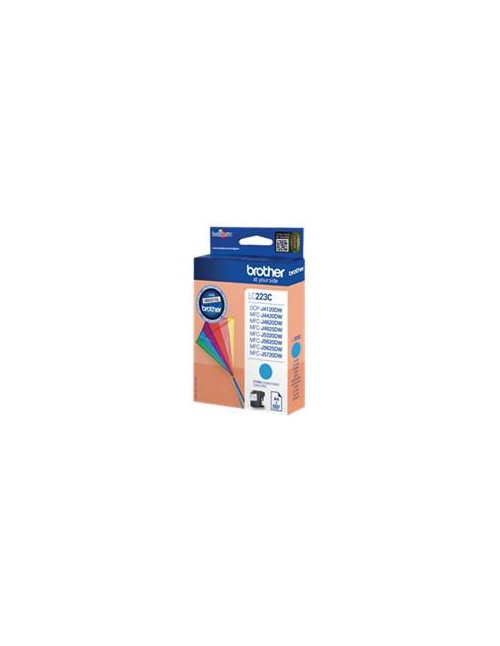 Cartucho tinta brother lc223cbp cian 550