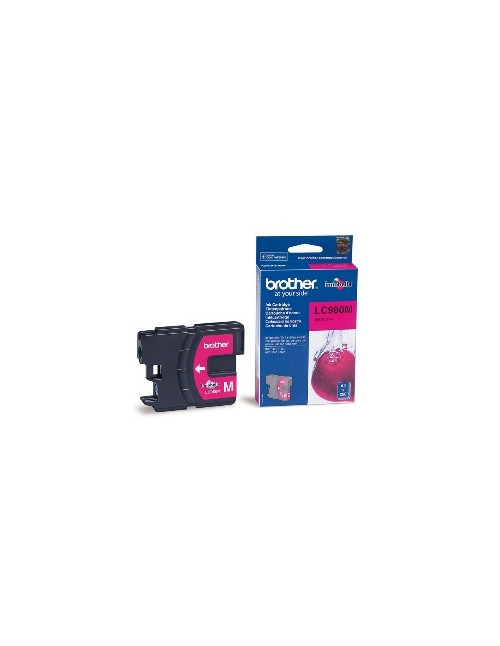 Cartucho tinta brother lc980m magenta 400