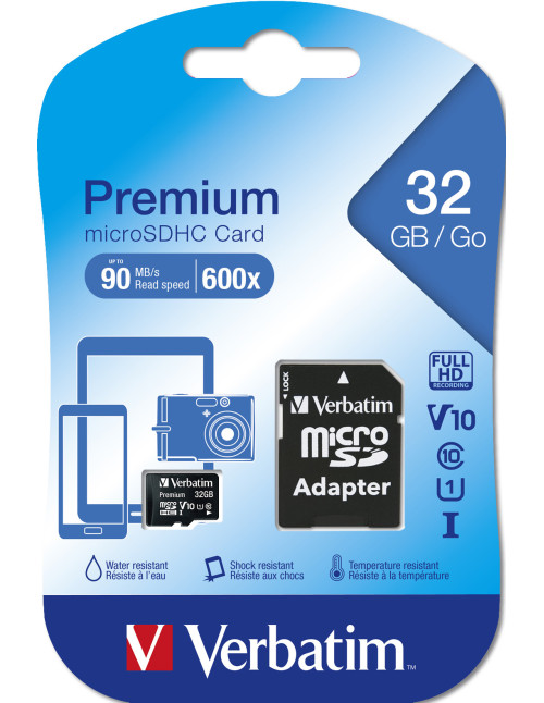 Tarjeta memoria micro sd verbatim 32gb