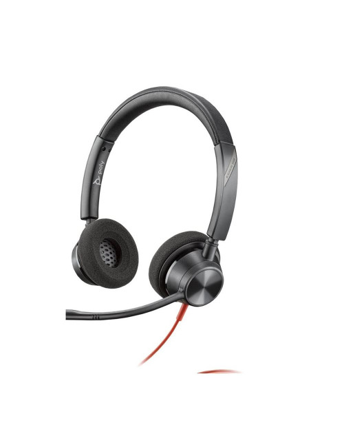 Auriculares poly estéreo blackwire 3325 con