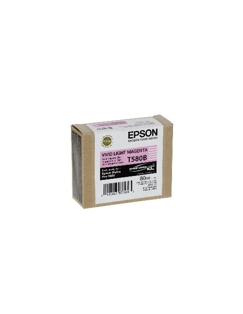 Cartucho tinta epson t580b magenta vivo