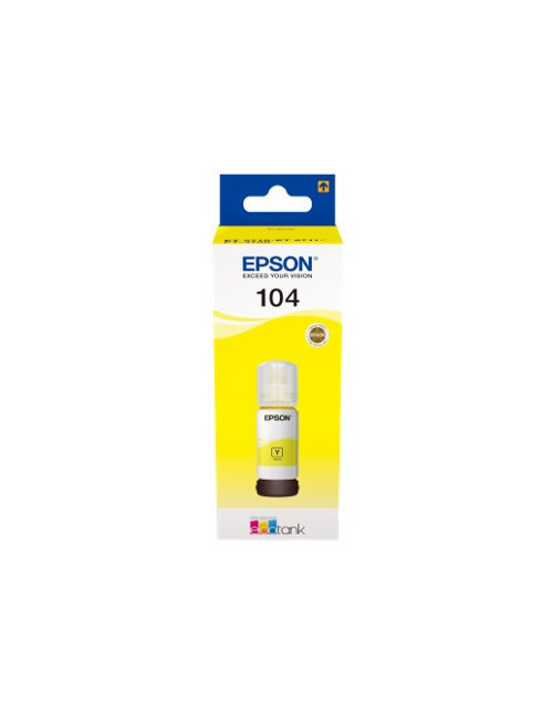 Cartucho ecotank epson 104 amarillo ink
