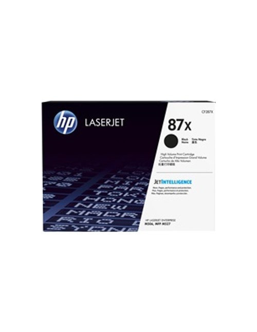 Toner hp 87x cf287x negro 18000