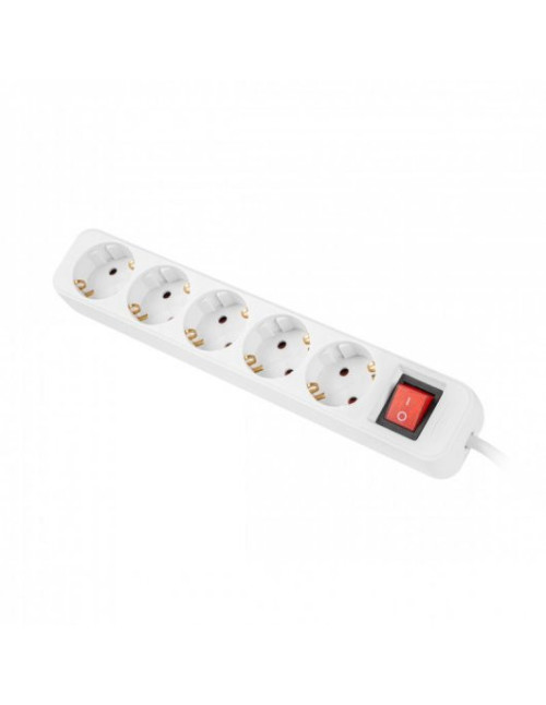 Regleta lanberg 5 tomas schuko con