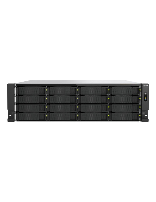 Servidor nas qnap ts - h1677axu - rp - r7 - 32g 16 bahias