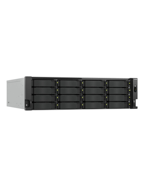 Servidor nas qnap ts - h1677axu - rp - r7 - 32g 16 bahias