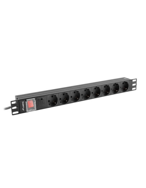 Regleta lanberg 1u 16a rack 19