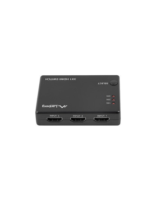 Switch video lanberg 4k 3 x