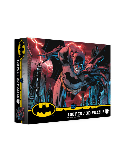 Puzle 100 efecto 3d batman ciudad