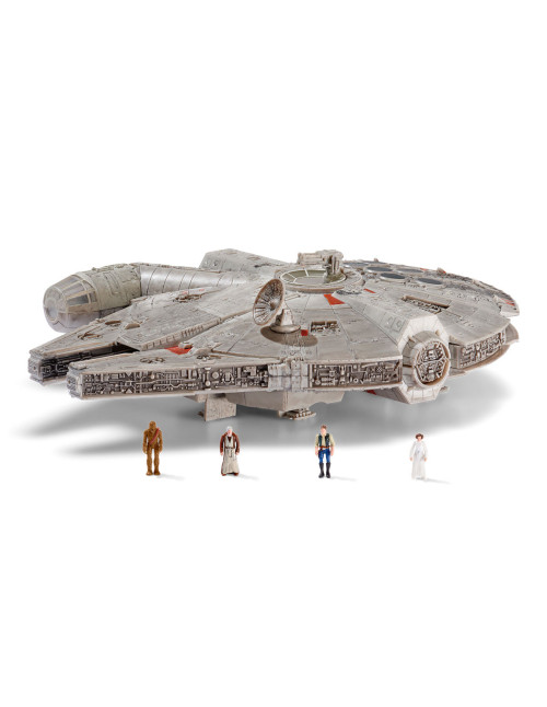 Figura star wars halcon milenario con