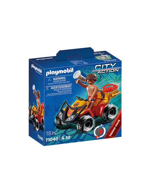 Playmobil city action quad rescate