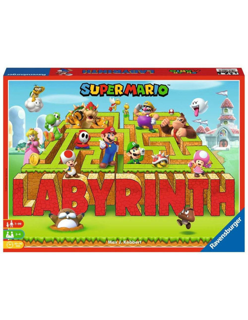 Juego mesa ravensburger labyrinth super mario