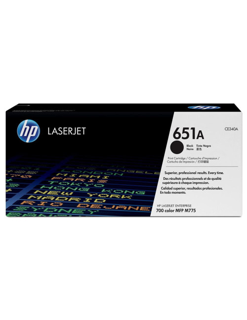 Toner hp laserjet interprise 651a negro