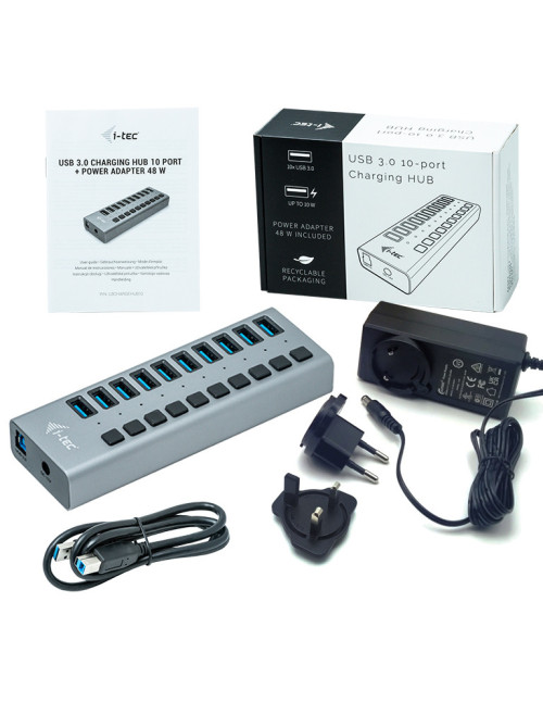 Hub i - tec usb 3.0 carga con