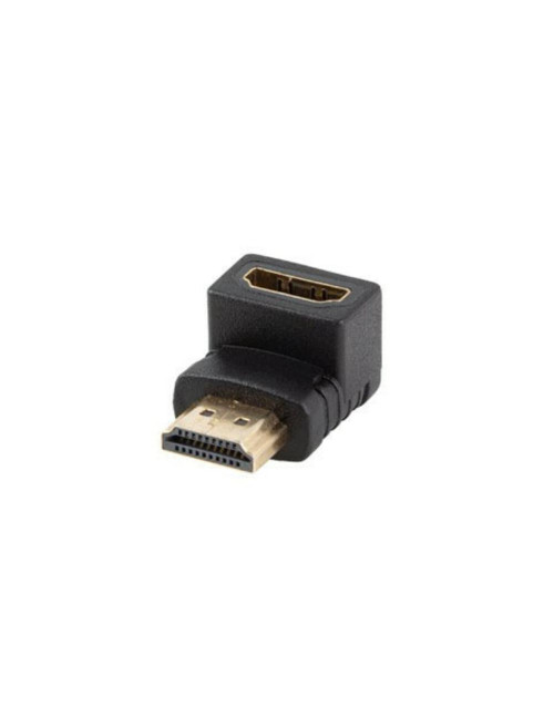 Adaptador hdmi 4k lanberg macho - hembra angulo