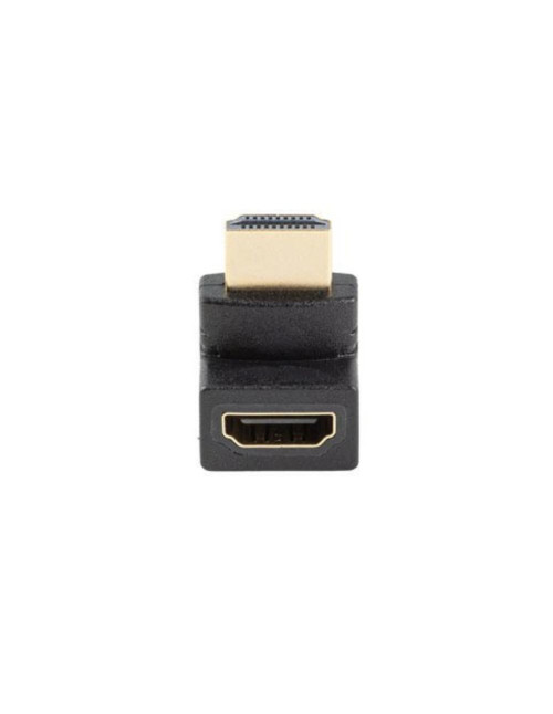 Adaptador hdmi 4k lanberg macho - hembra angulo