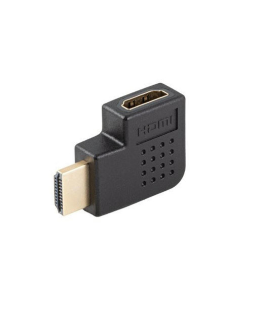Adaptador hdmi 4k lanberg macho - hembra angulo